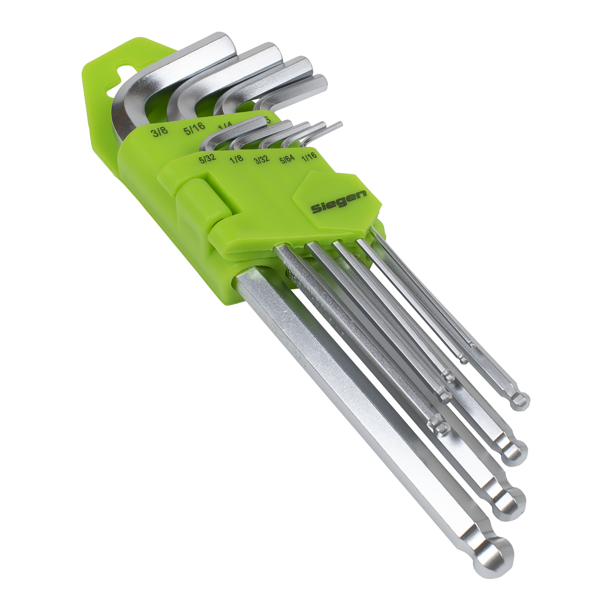 9pc Long Ball-End Hex Key Set - Imperial