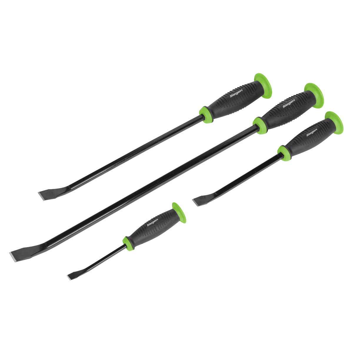 4pc Pry Bar Set with Hammer Cap