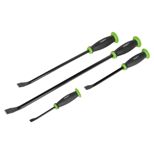 4pc Pry Bar Set with Hammer Cap