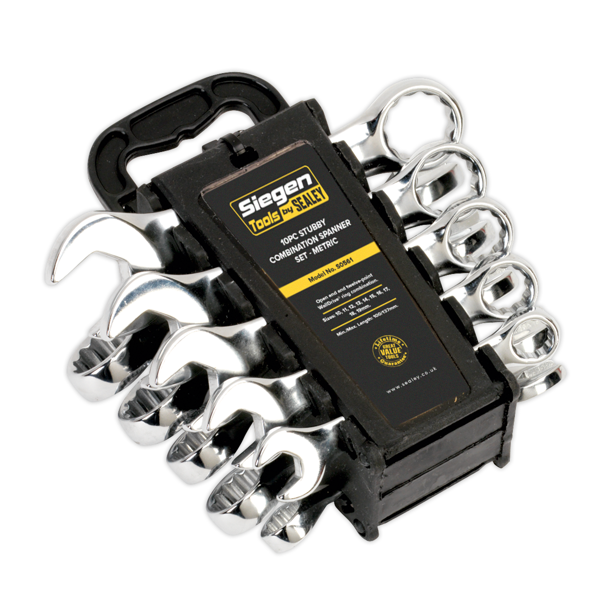 10pc Stubby Combination Spanner Set