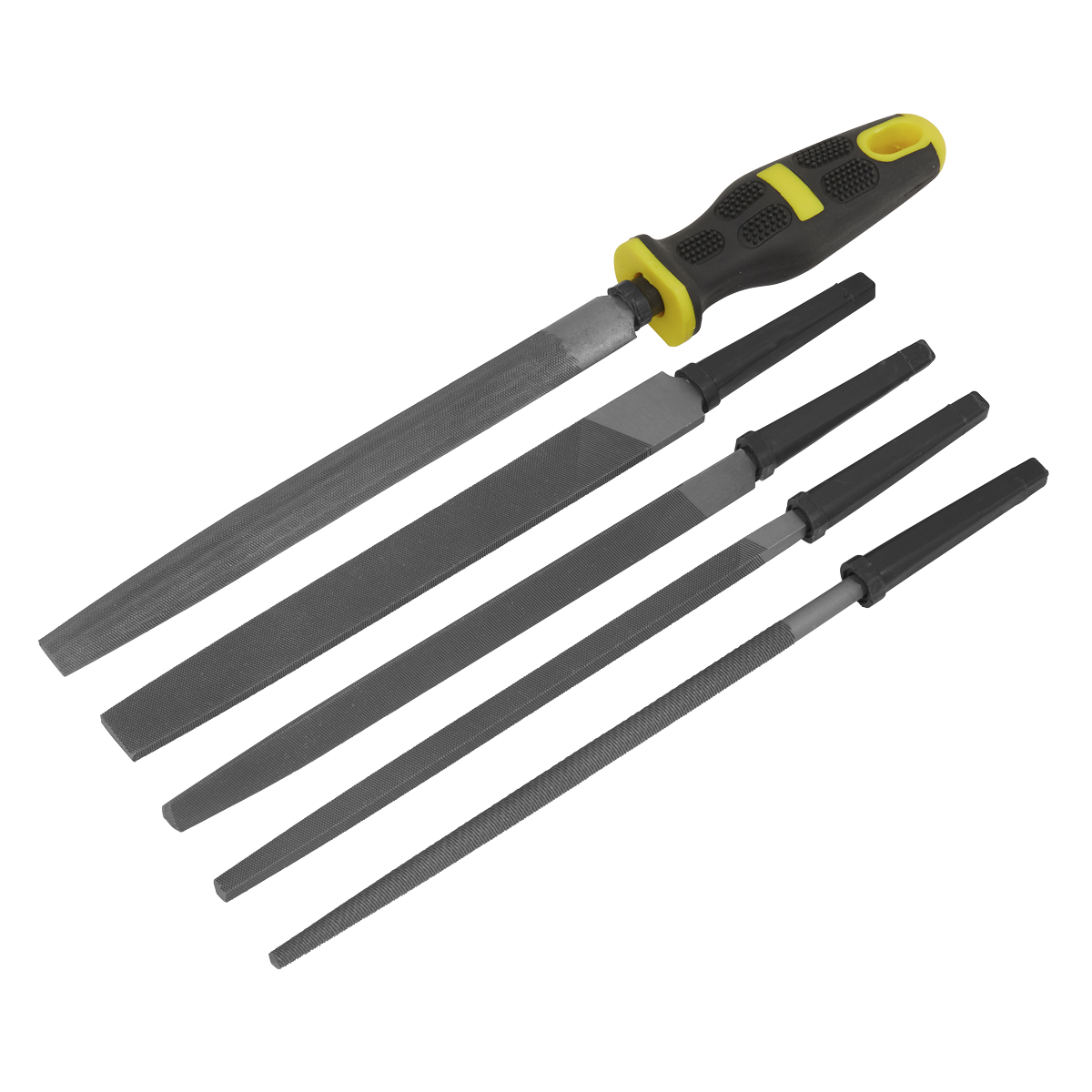 5pc 200mm Interchangeable File Set