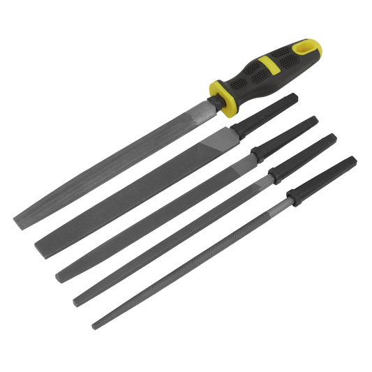 5pc 200mm Interchangeable File Set