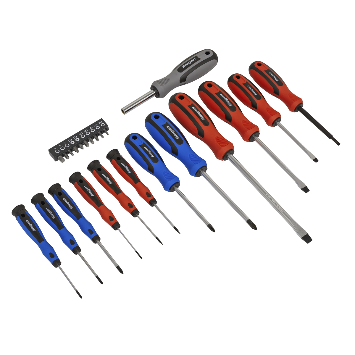 23pc Soft Grip Screwdriver & Bit Set