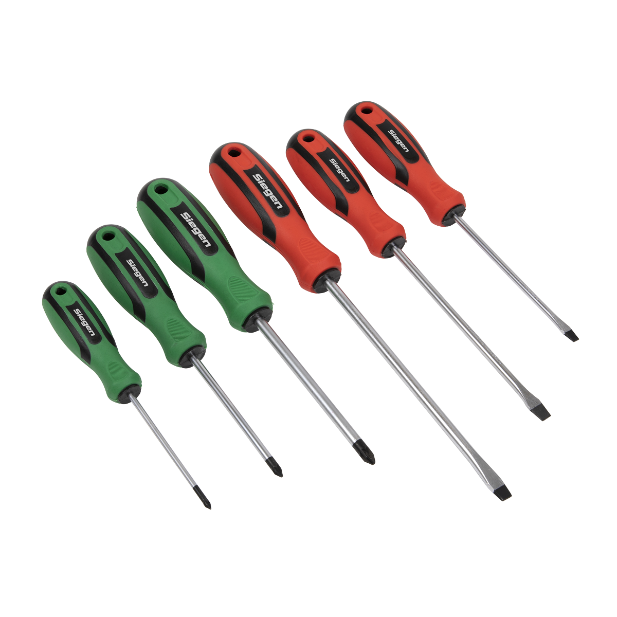 6pc Soft Grip Screwdriver Set