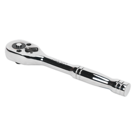 1/4"Sq Drive Pear-Head Ratchet Wrench with Flip Reverse