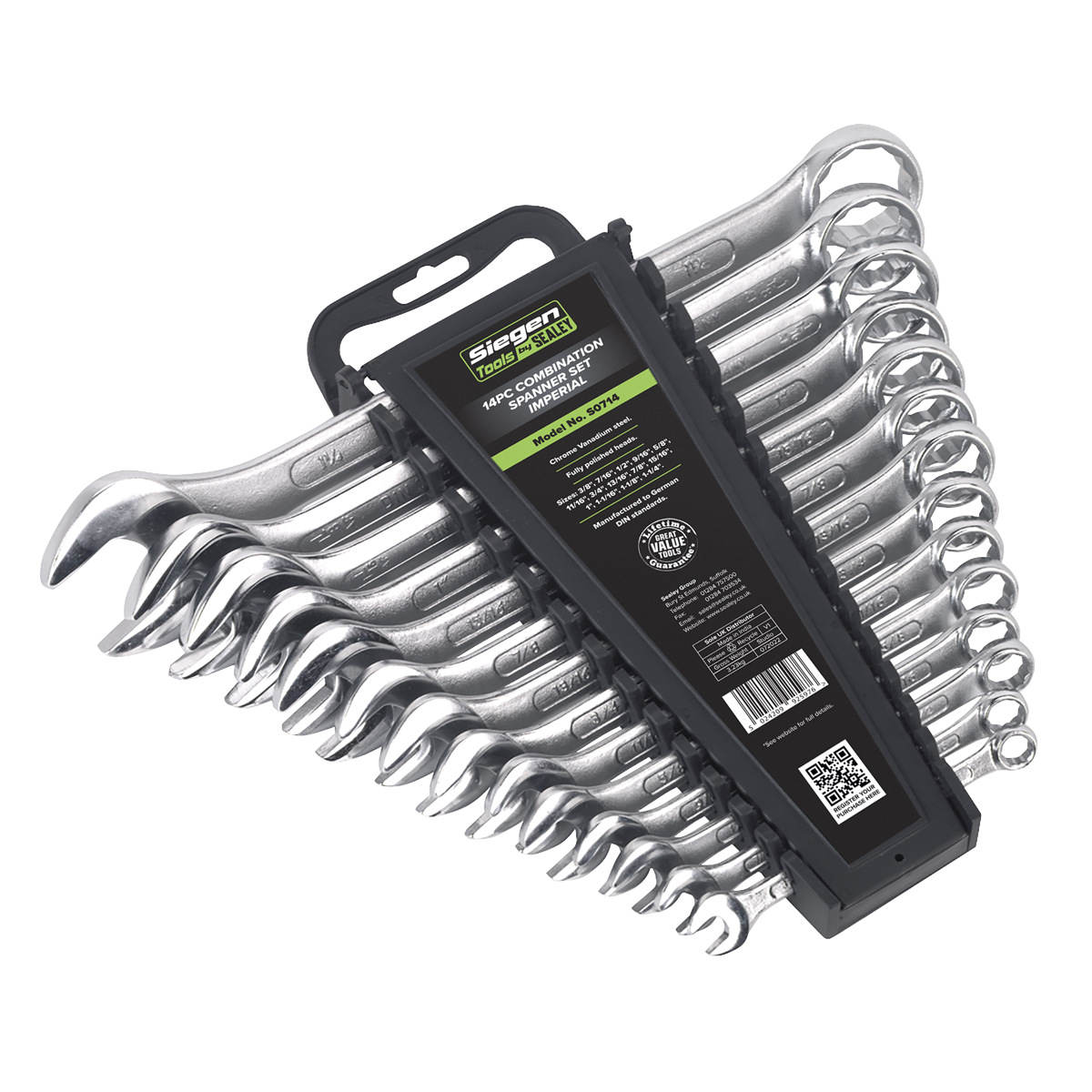 14pc Combination Spanner Set - Imperial
