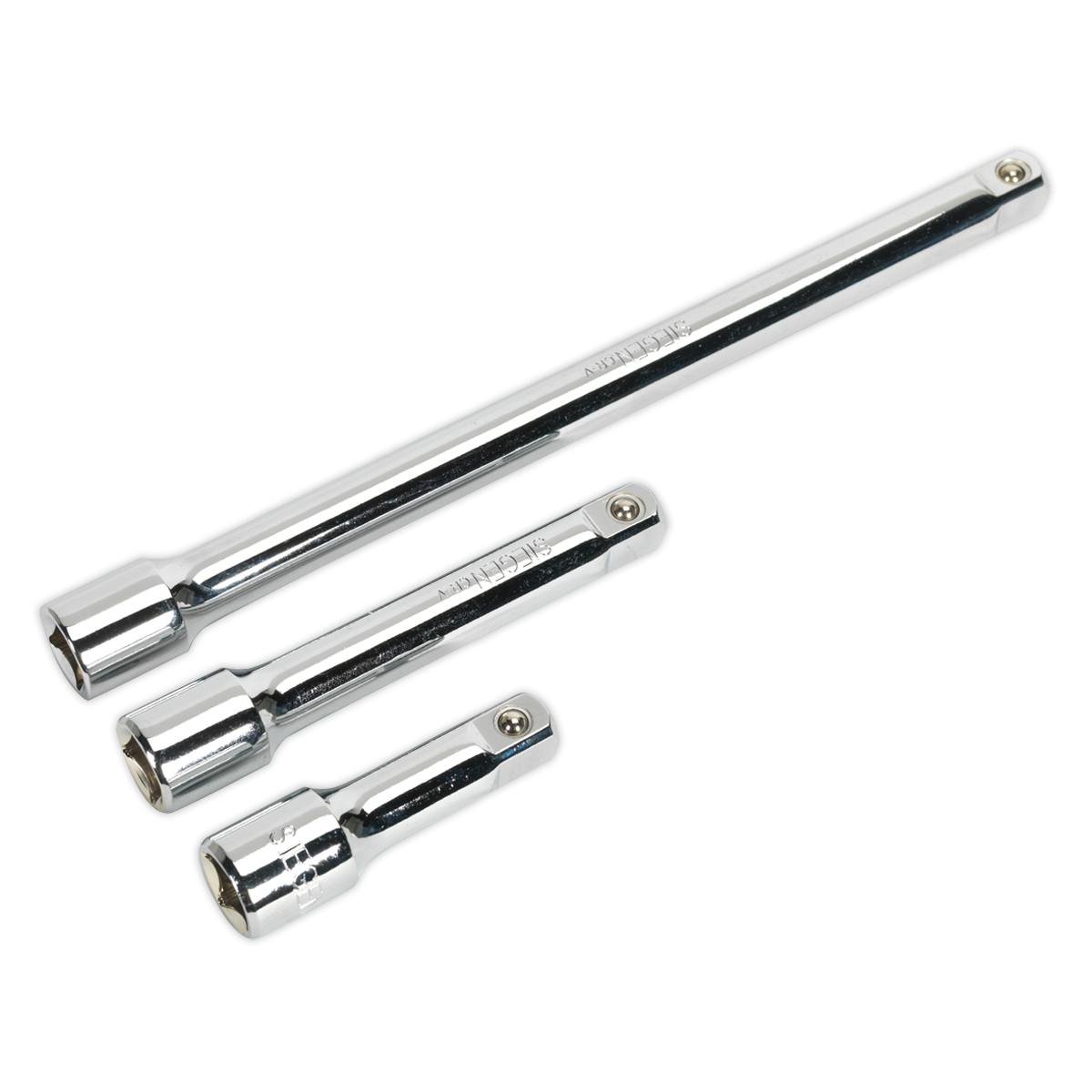 3pc 1/2"Sq Drive Extension Bar Set