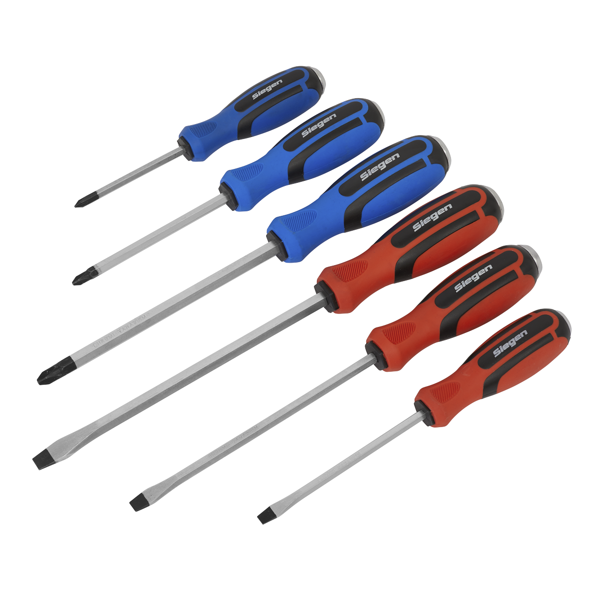 6pc Hammer-Thru Screwdriver Set