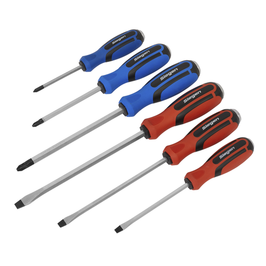 6pc Hammer-Thru Screwdriver Set