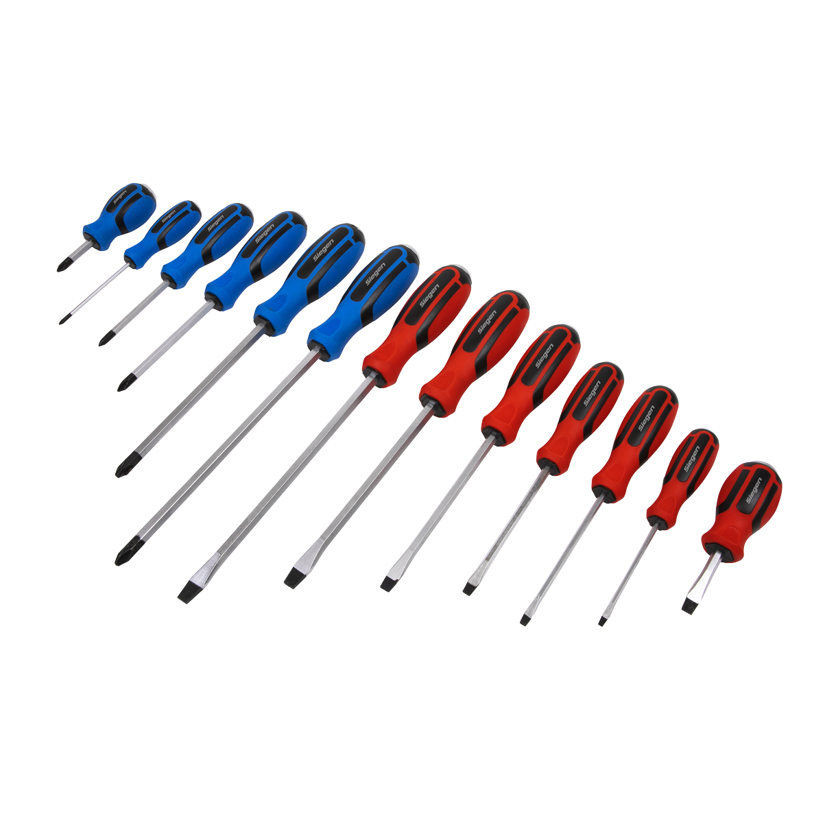 13pc Hammer-Thru Screwdriver Set