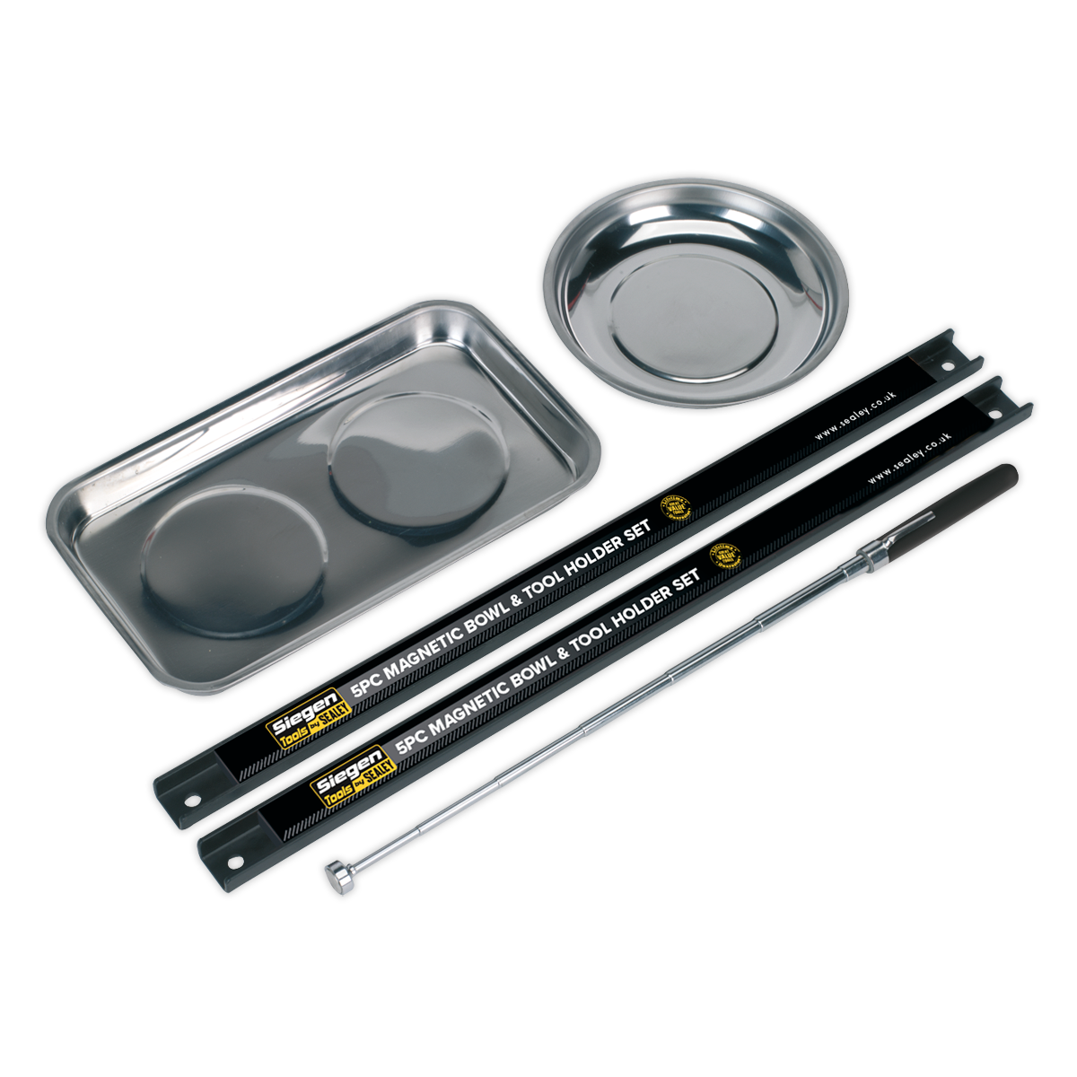 5pc Magnetic Bowl & Tool Holder Set