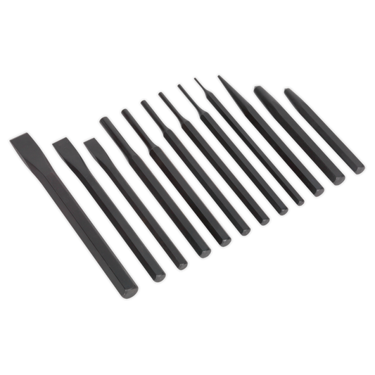 12pc Punch & Chisel Set