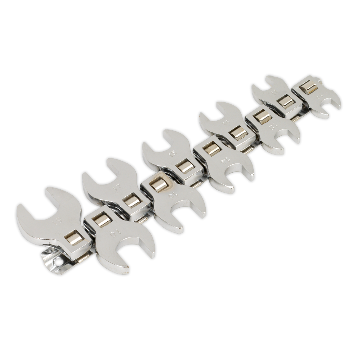 10pc 3/8"Sq Drive Open-End Crow's Foot Spanner Set