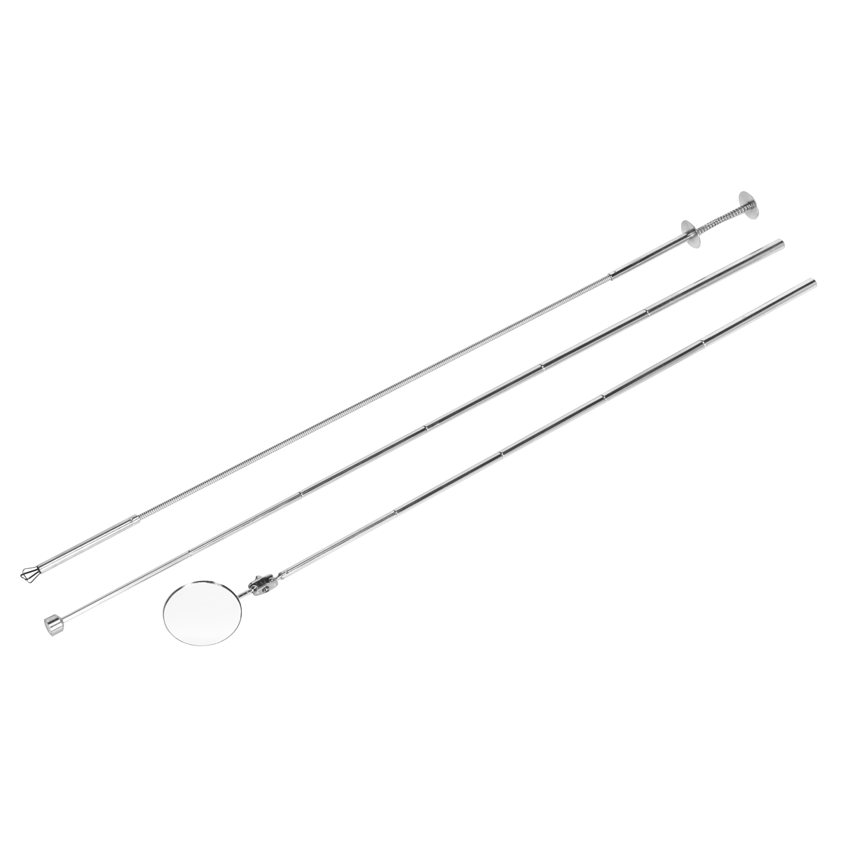 3pc Magnetic Pick-Up, Flexible Claw & Inspection Tool Set