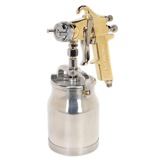 Workshop Gold Series Suction Feed Spray Gun - 1.8mm Set-Up