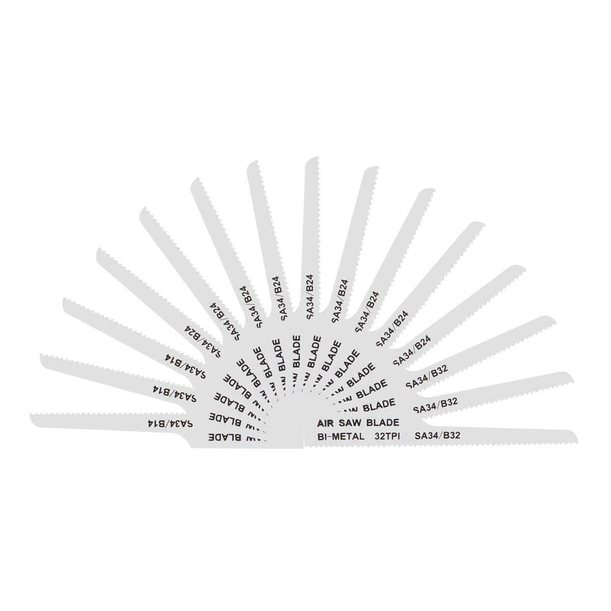 Mixed Air Saw Blades - Pack of 15