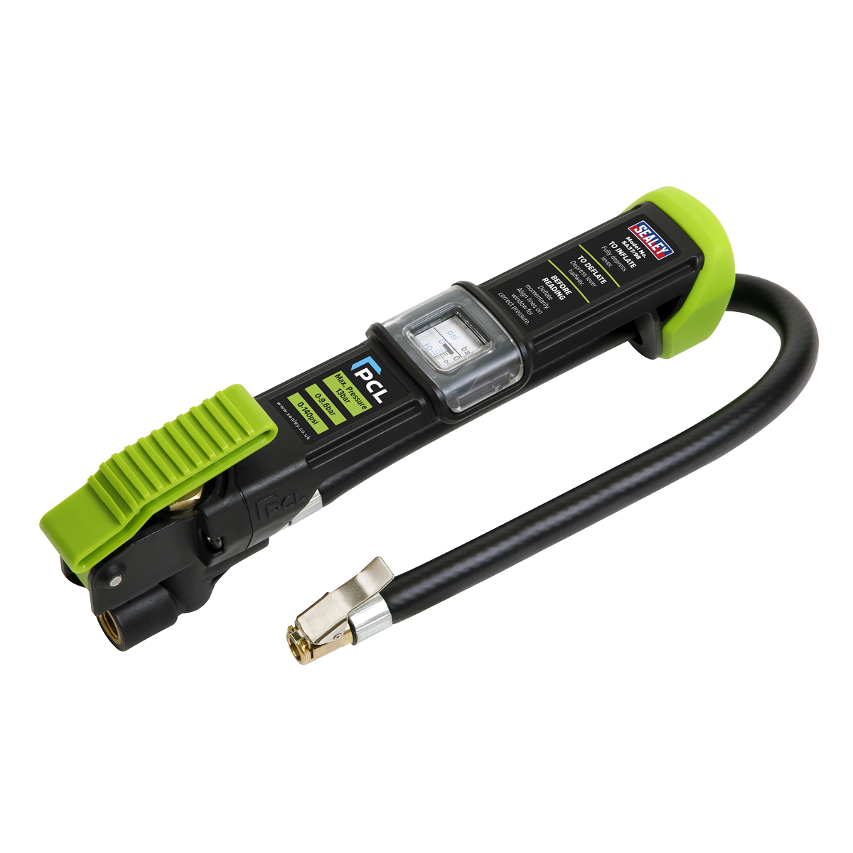 Airlite Eco Tyre Inflator with Clip-On Connector