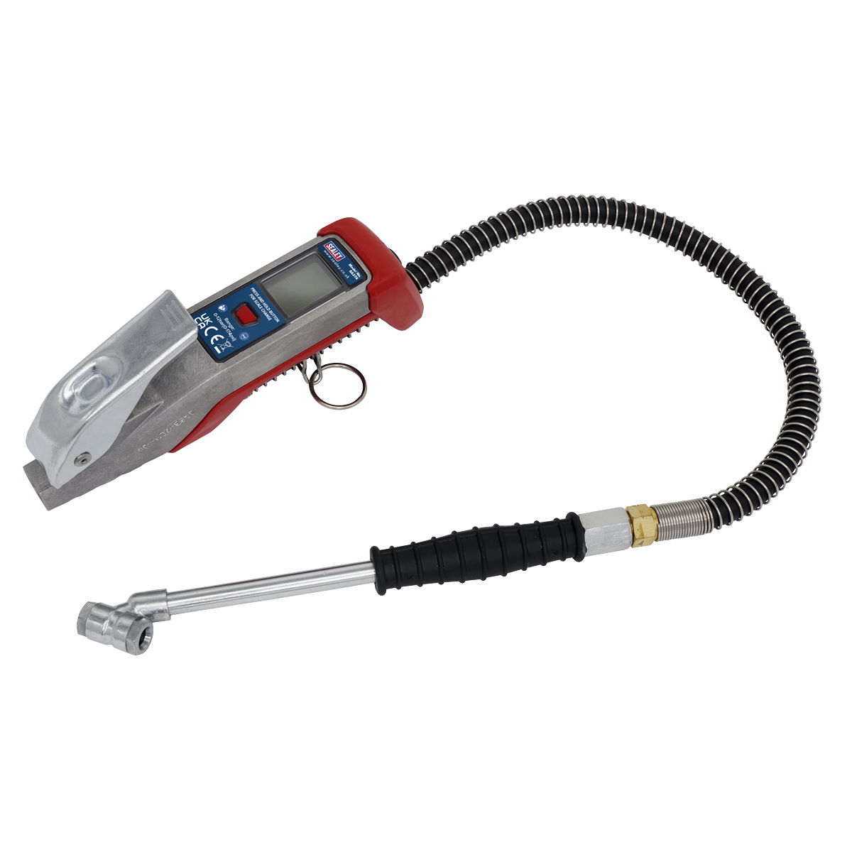 Digital Tyre Inflator with 0.5m Hose & Twin Push-On Connector