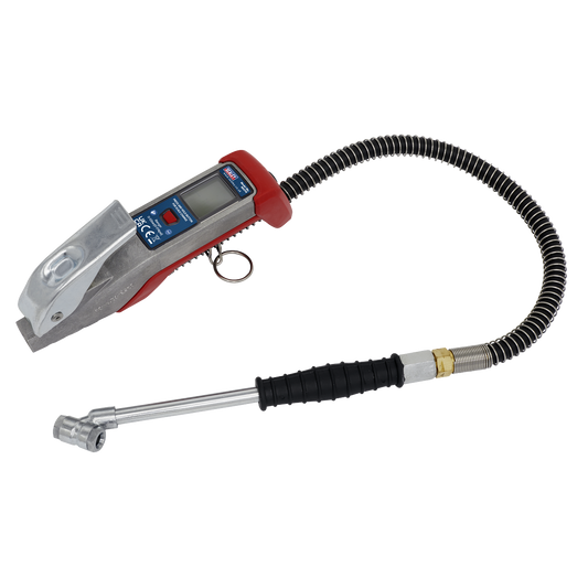 Digital Tyre Inflator with 0.5m Hose & Twin Push-On Connector