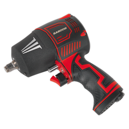 1/2"Sq Drive Composite Air Impact Wrench - Twin Hammer