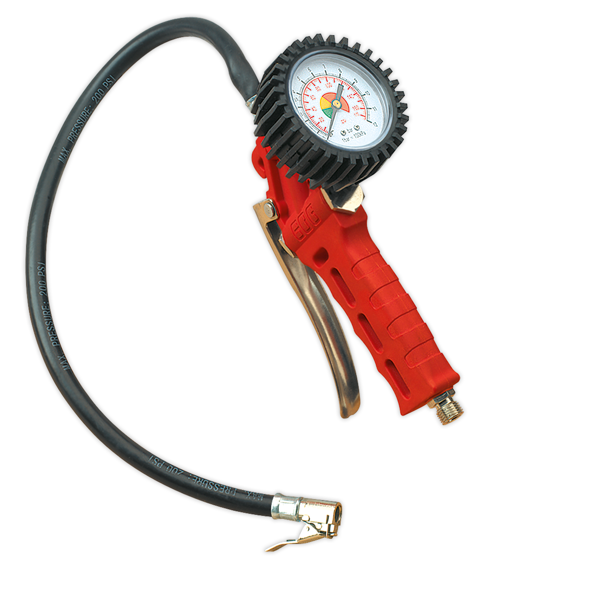 Tyre Inflator with Clip-On Connector