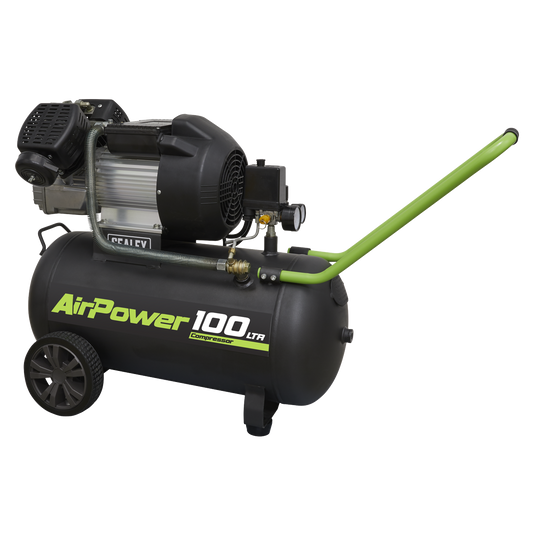 100L V-Twin Direct Drive Air Compressor 3hp