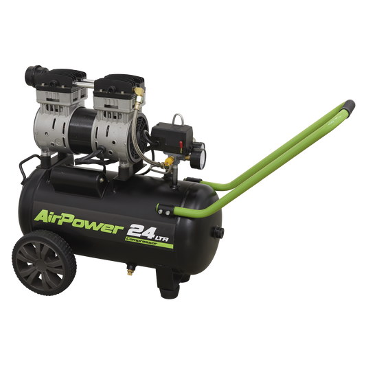 24L Direct Drive Low Noise Air Compressor 1hp