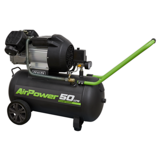 50L V-Twin Direct Drive Air Compressor 3hp