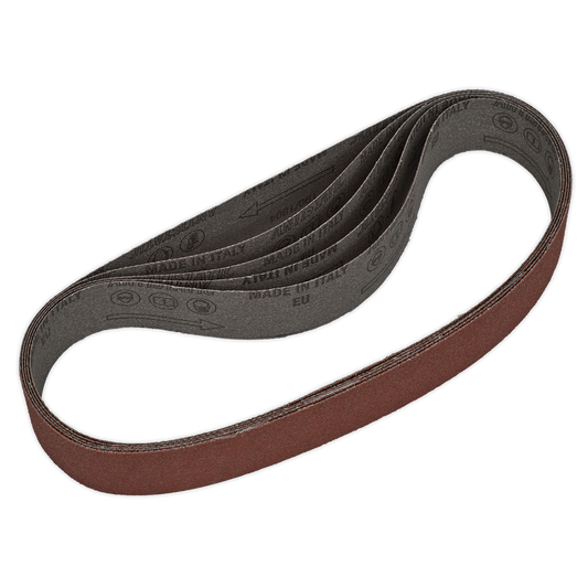 80Grit 30 x 540mm Sanding Belt - Pack of 5