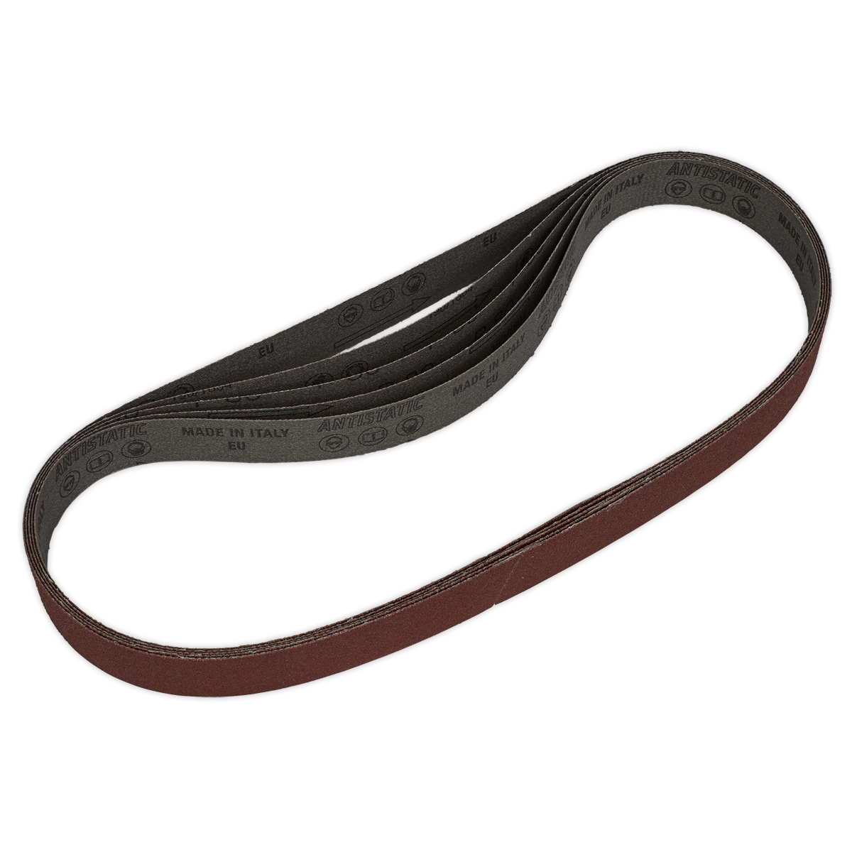 80Grit 25 x 762mm Sanding Belt - Pack of 5