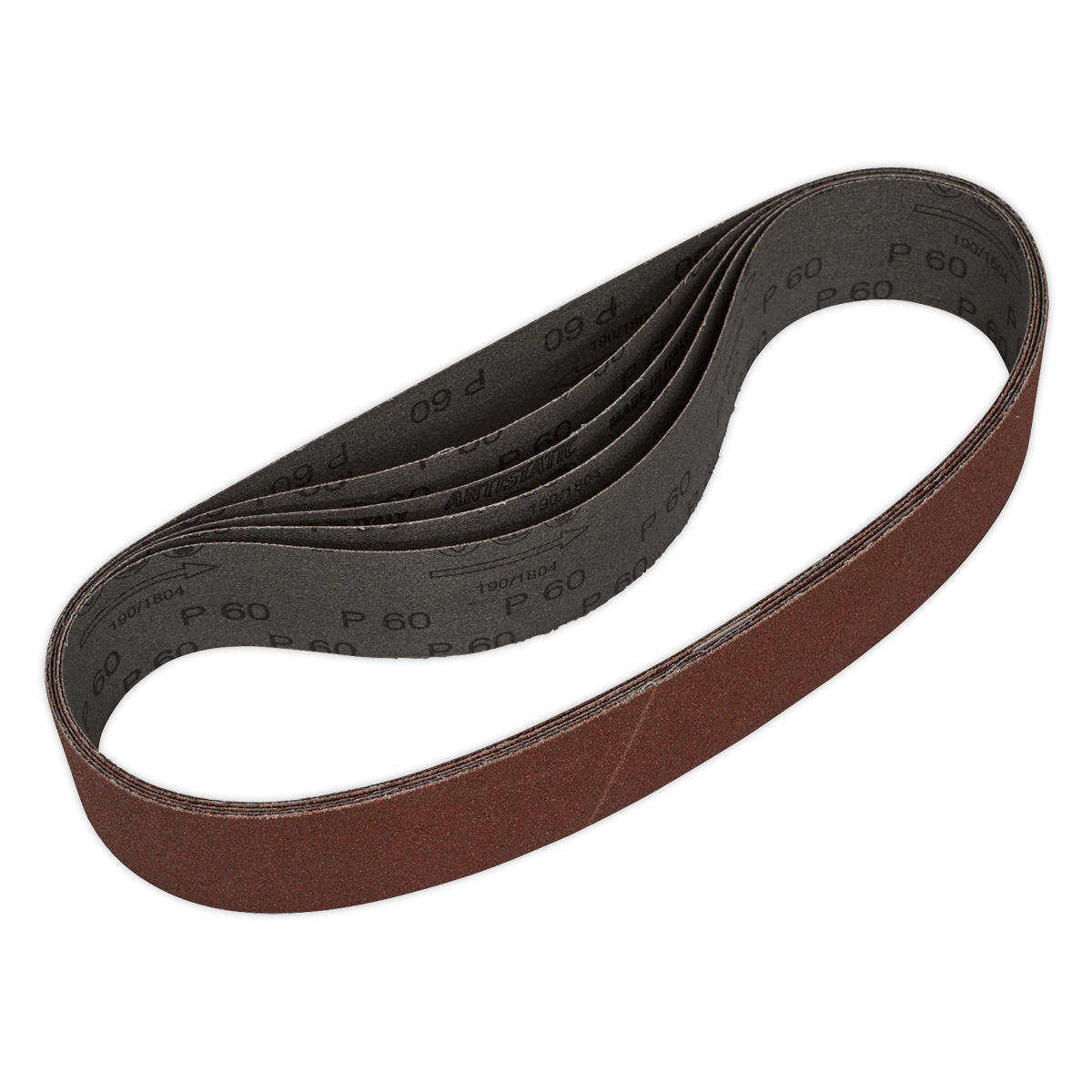 60Grit 50 x 686mm Sanding Belt - Pack of 5