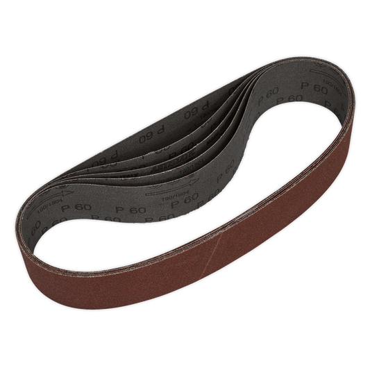 60Grit 50 x 686mm Sanding Belt - Pack of 5