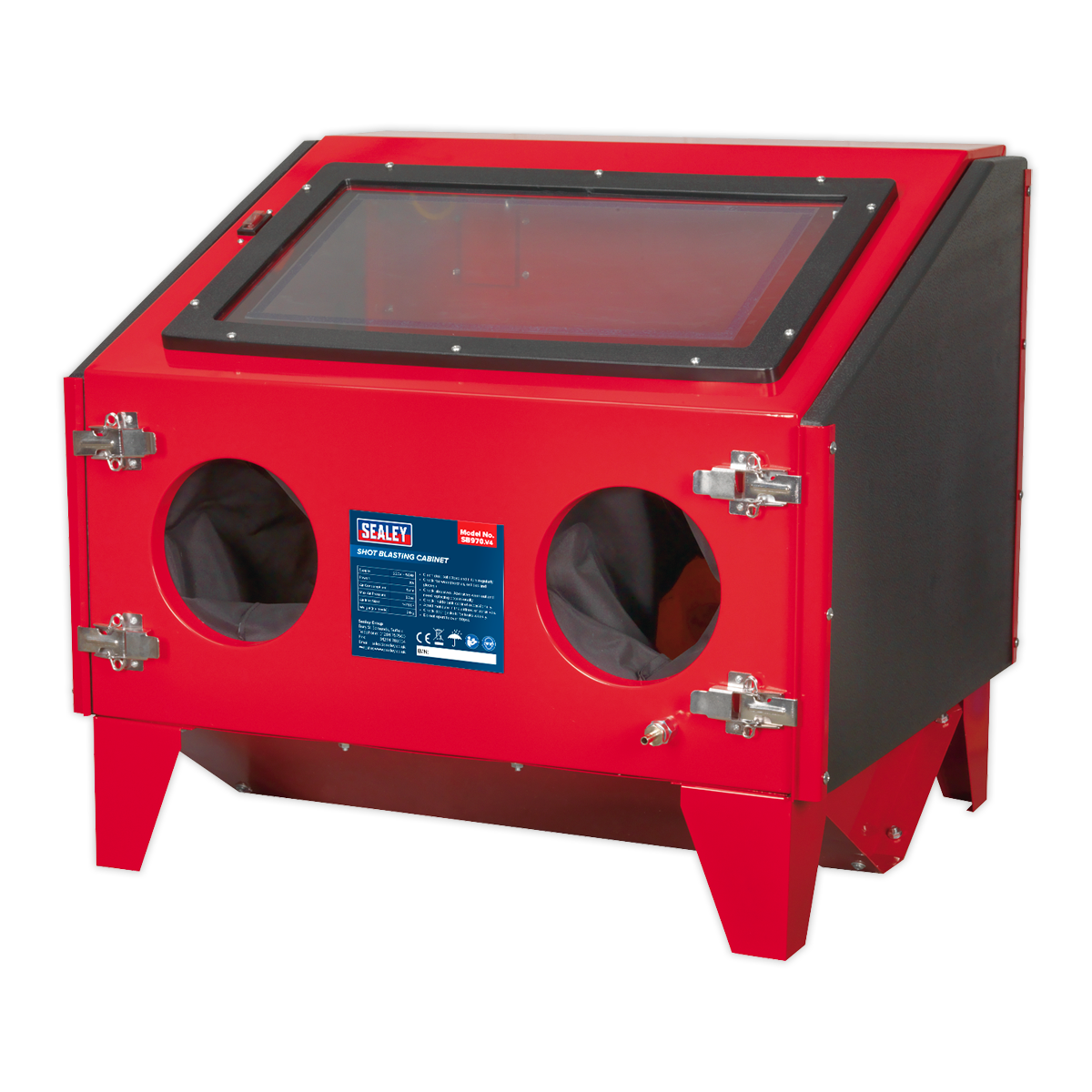 Shot Blasting Cabinet with Gun - Double Access