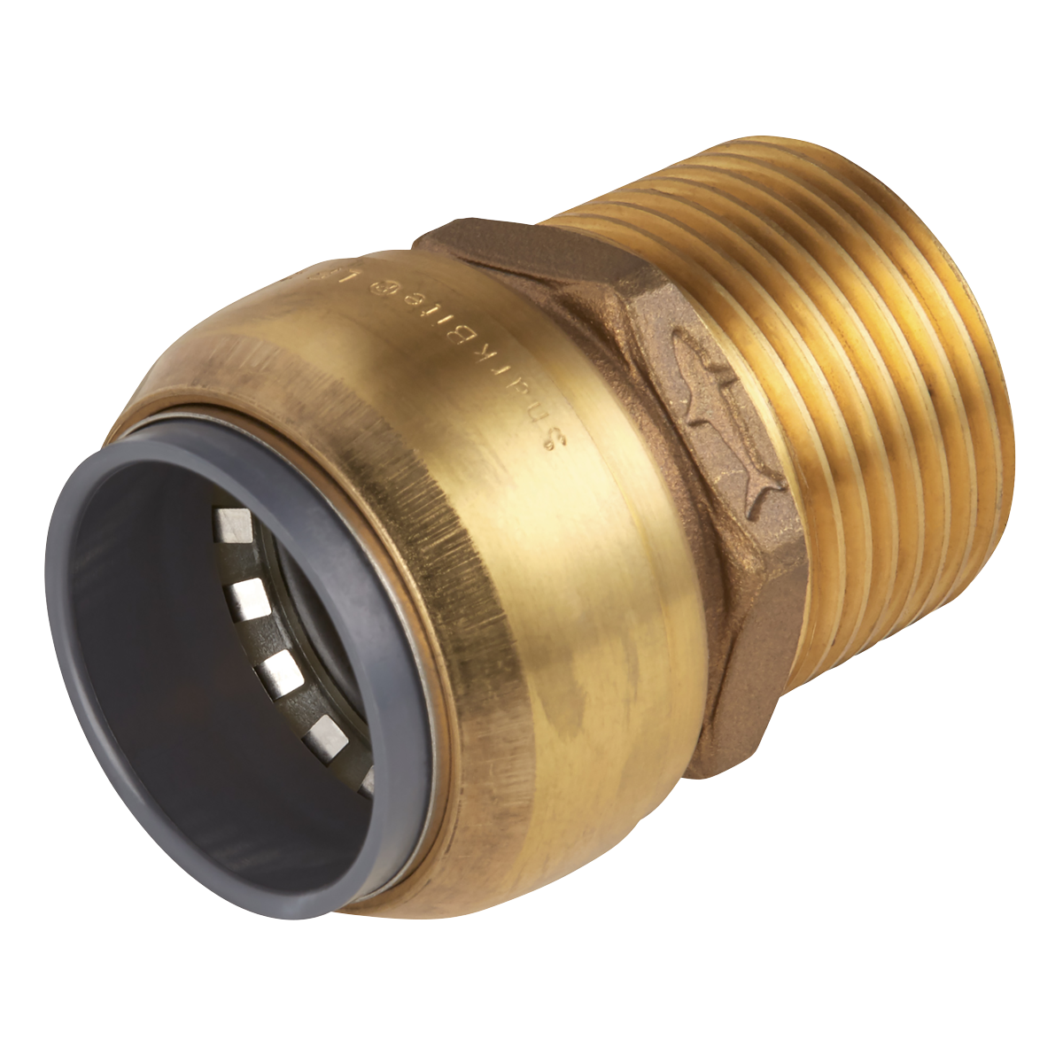 15mm x 1/2"BSPT Brass Straight Adaptor