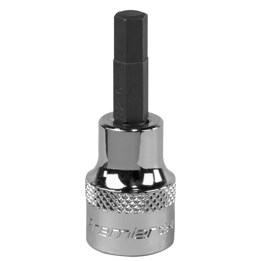 6mm 3/8"Sq Drive Hex Socket Bit