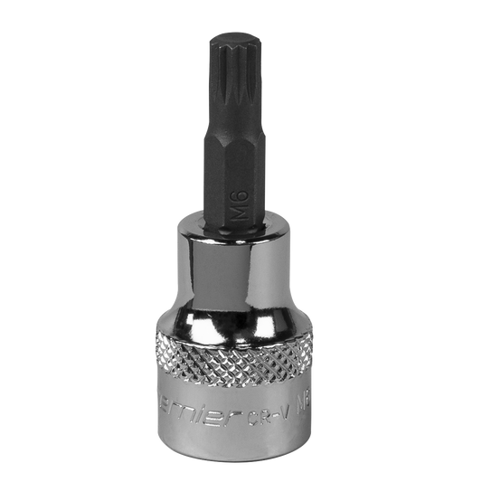 M6 3/8"Sq Drive Spline Socket Bit