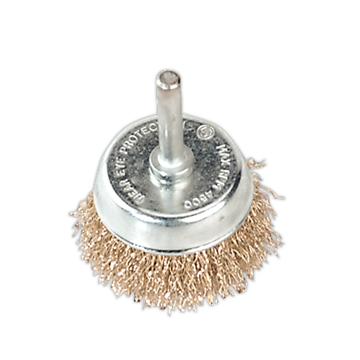 Ø50mm Wire Cup Brush with Ø6mm Shaft