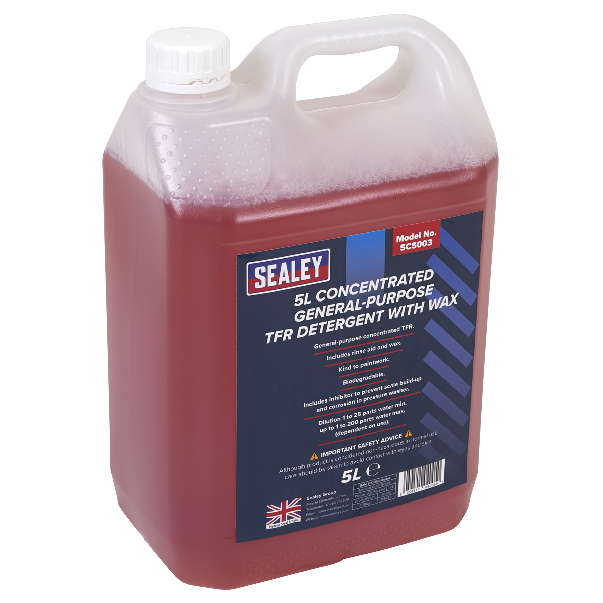 5L Concentrated General-Purpose TFR Detergent with Wax