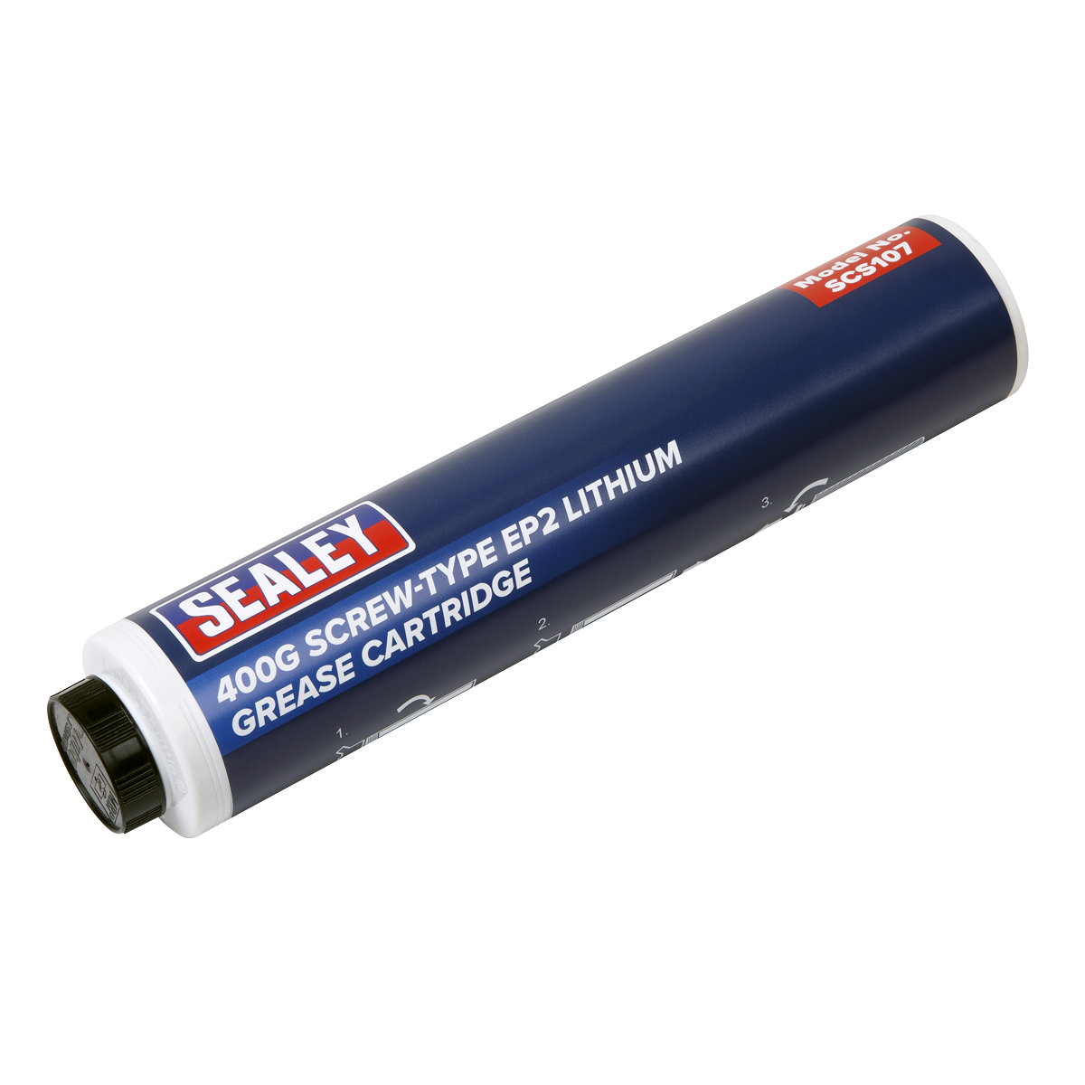 400g Screw-Type EP2 Lithium Grease Cartridge