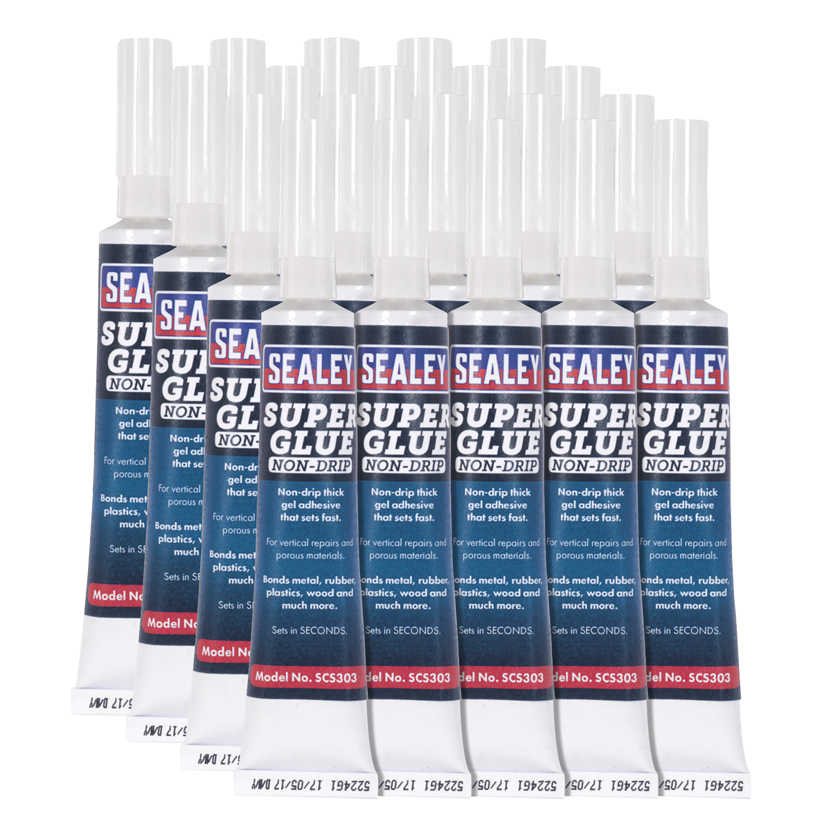 20g Non-Drip Gel Super Glue - Pack of 20