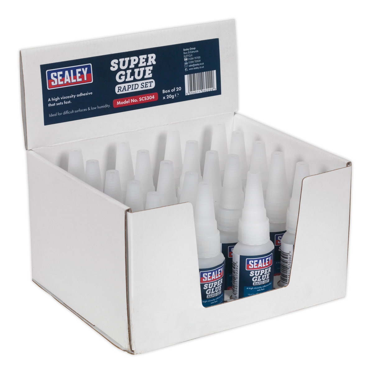 20g Rapid Set Super Glue - Pack of 20