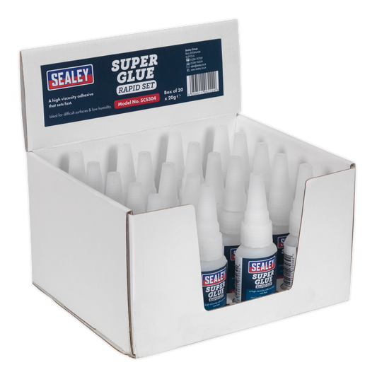 20g Rapid Set Super Glue - Pack of 20