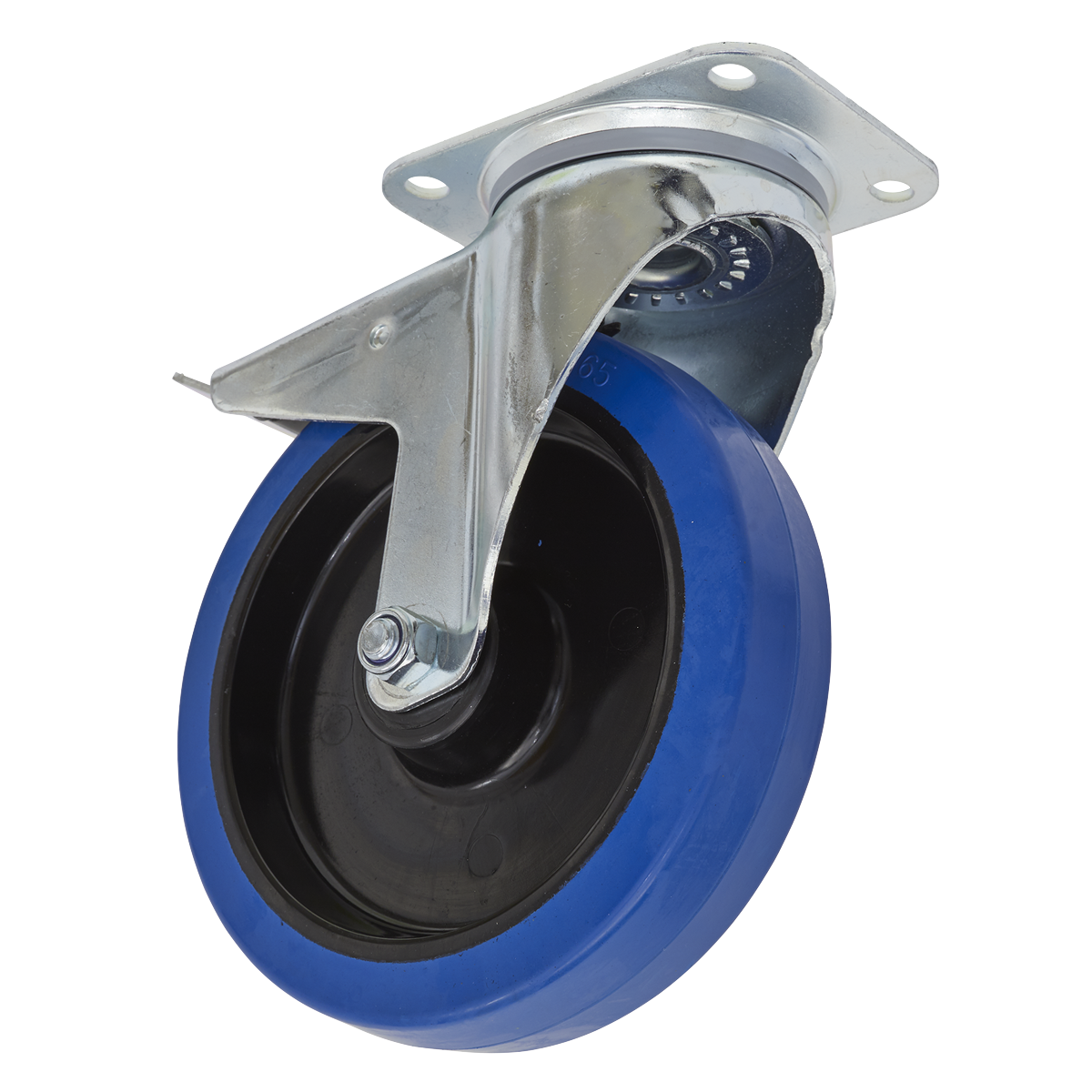 Ø200mm Castor Wheel Swivel Plate with Total Lock