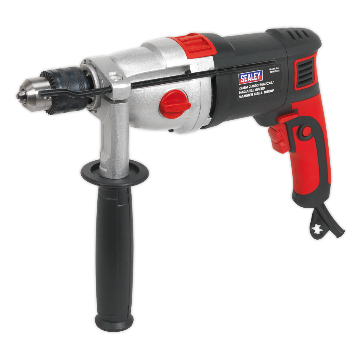 Ø13mm 2 Mechanical/Variable Speed Hammer Drill 1050W