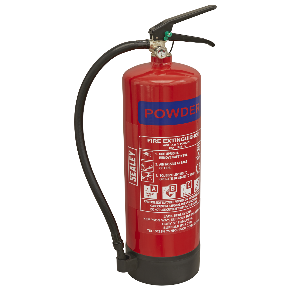 6kg Dry Powder Fire Extinguisher