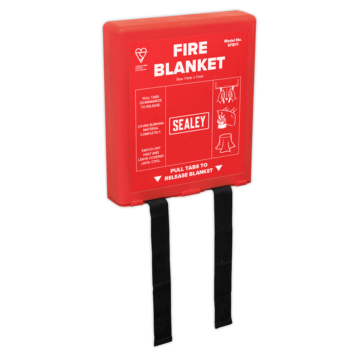 1.1 x 1.1m Fire Blanket