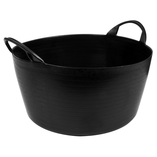 30L Heavy-Duty Flexi Tub - Black