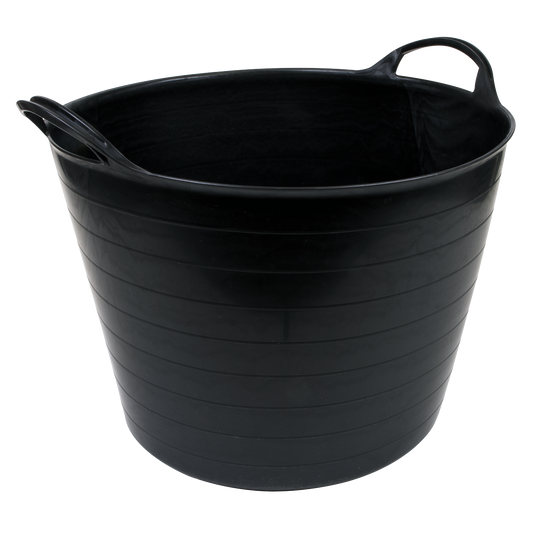 40L Heavy-Duty Flexi Tub - Black