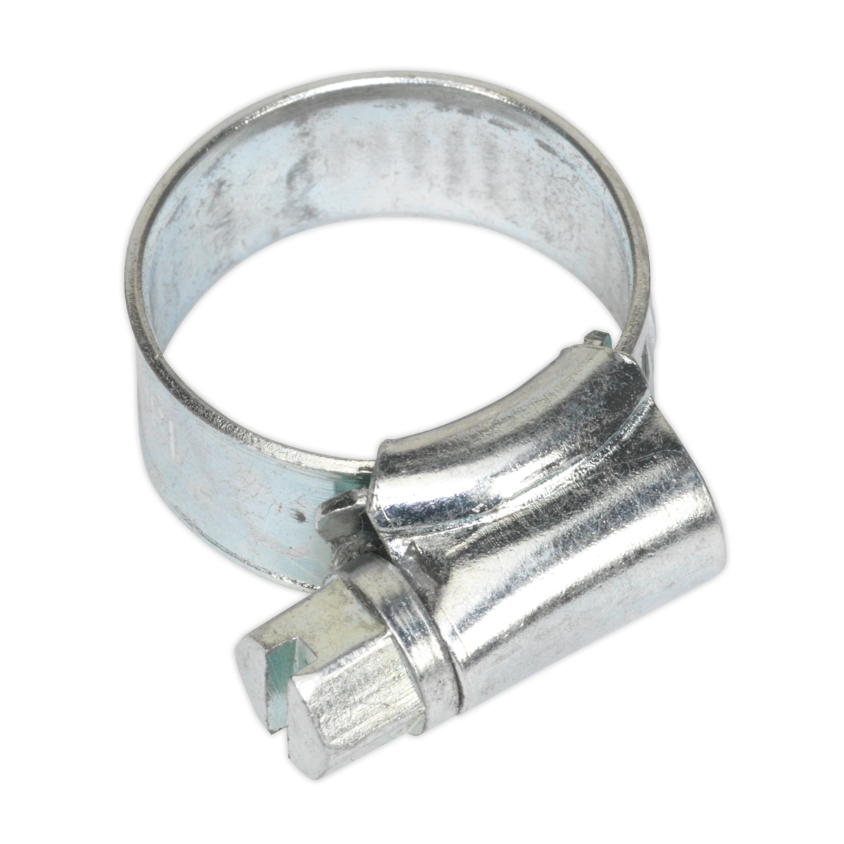 Ø8-14mm Zinc Plated Hose Clip - Pack of 30