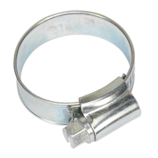 Ø22-32mm Zinc Plated Hose Clip - Pack of 20